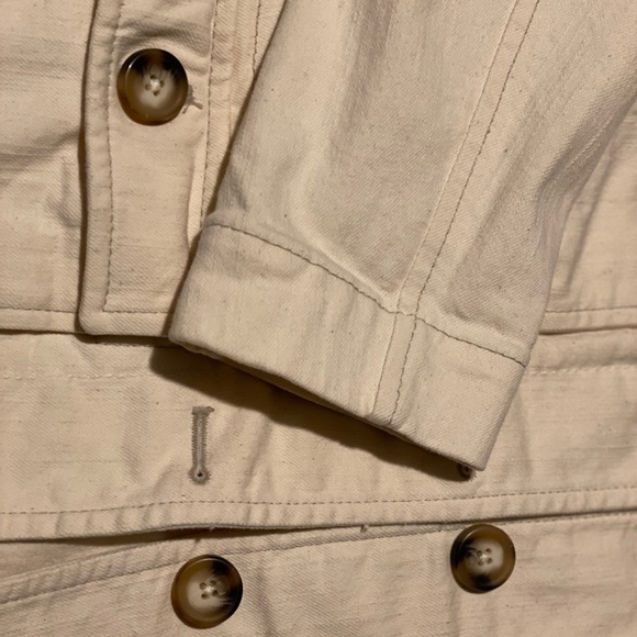 Gap White Jean Jacket Size 8 (m) - Picture 14 of 14